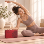 Brique de Yoga - Mandala Rouge