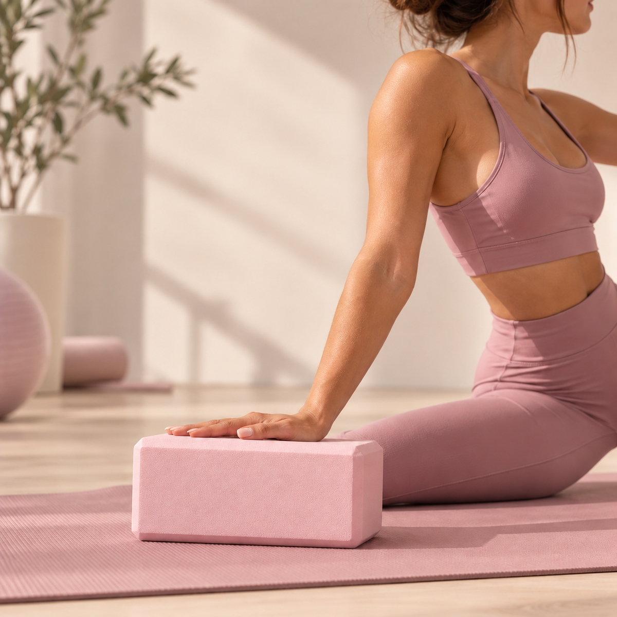 Brique de Yoga - EVA Rose