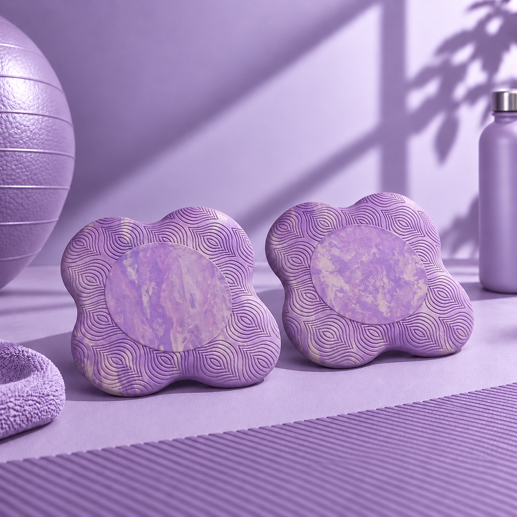 Coussinets de Pilates - Lilas Marbrés