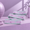 Sangle de Stretching Pilates Lilas & Vert Menthe