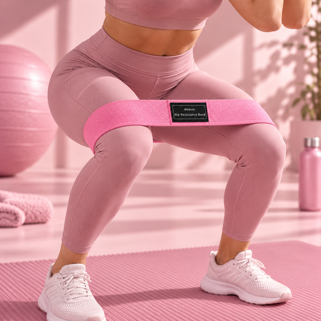 Bande de Résistance Pilates - Rose