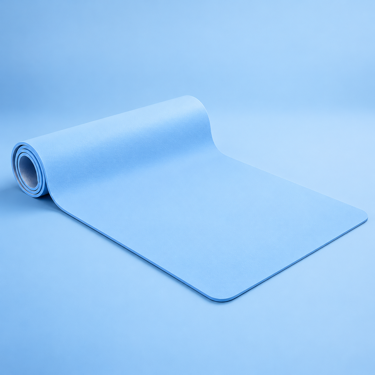 Tapis Pilates Anti-Humidité - Bleu