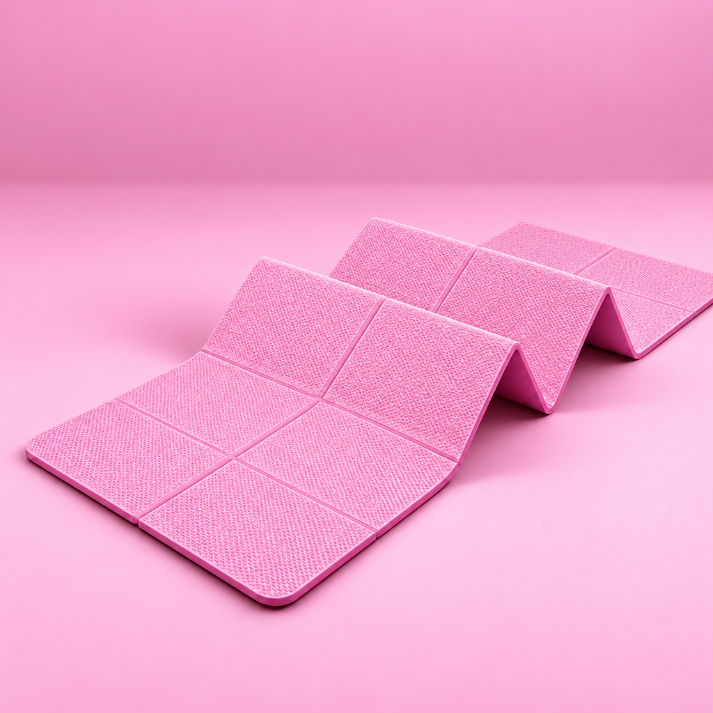 Tapis Pilates Pliable - Rose