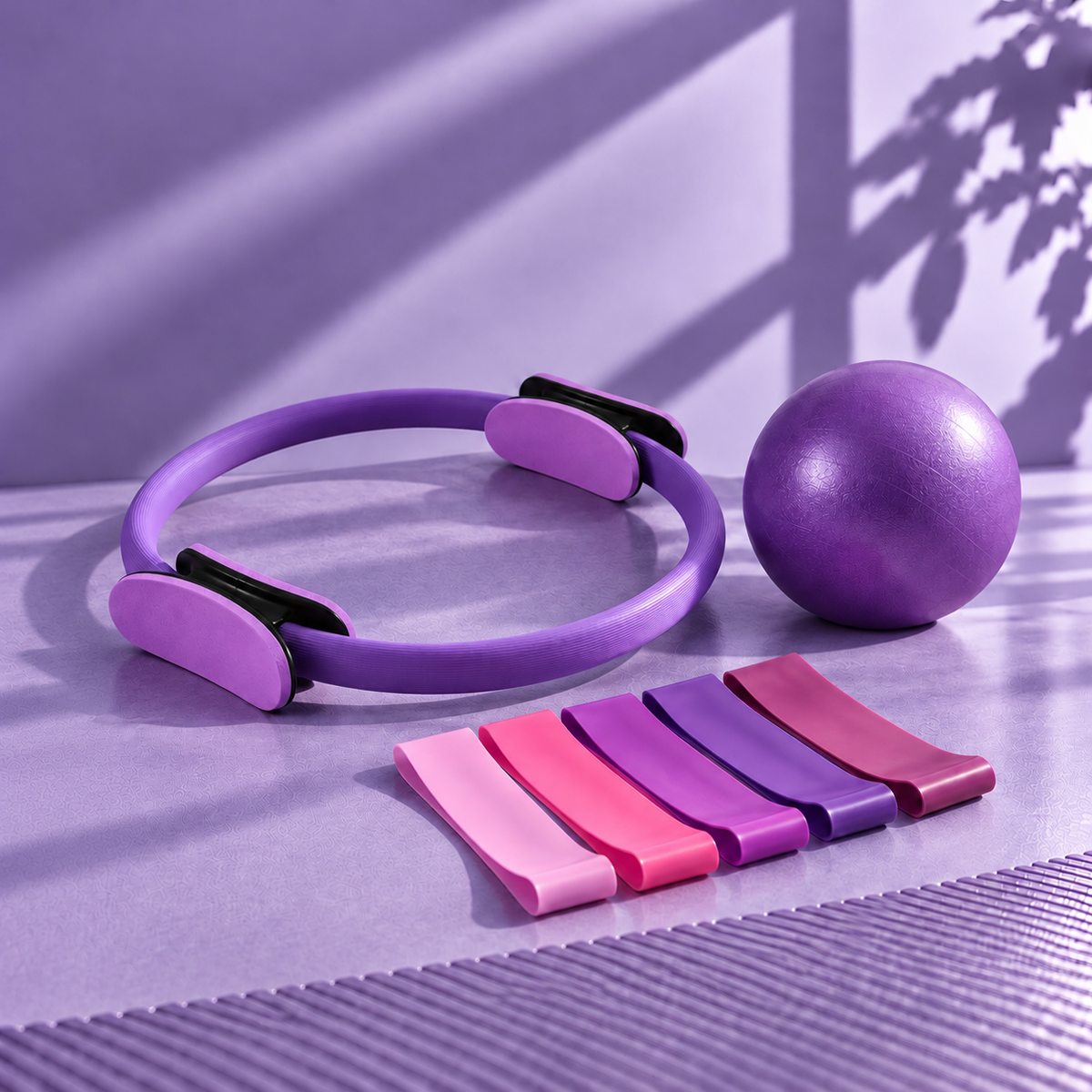 Kit Pilates 7 pièces - Violet