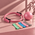 Kit Pilates 7 pièces - Rose poudré