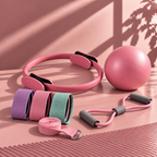 Kit Pilates 7 Pièces - Rose