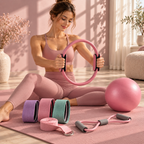 Kit Pilates 7 Pièces - Rose