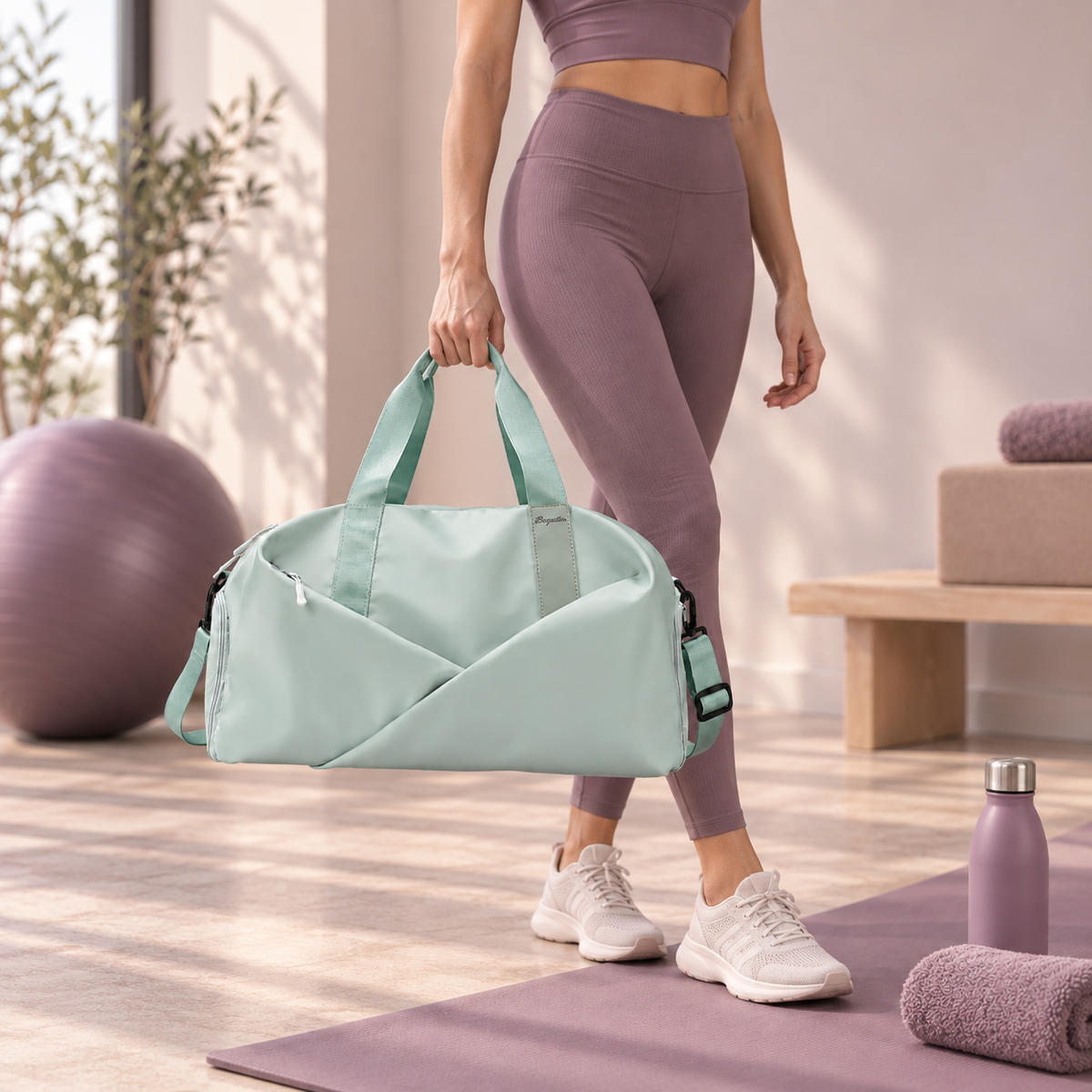 Sac de Sport Pilates - Vert d'Eau