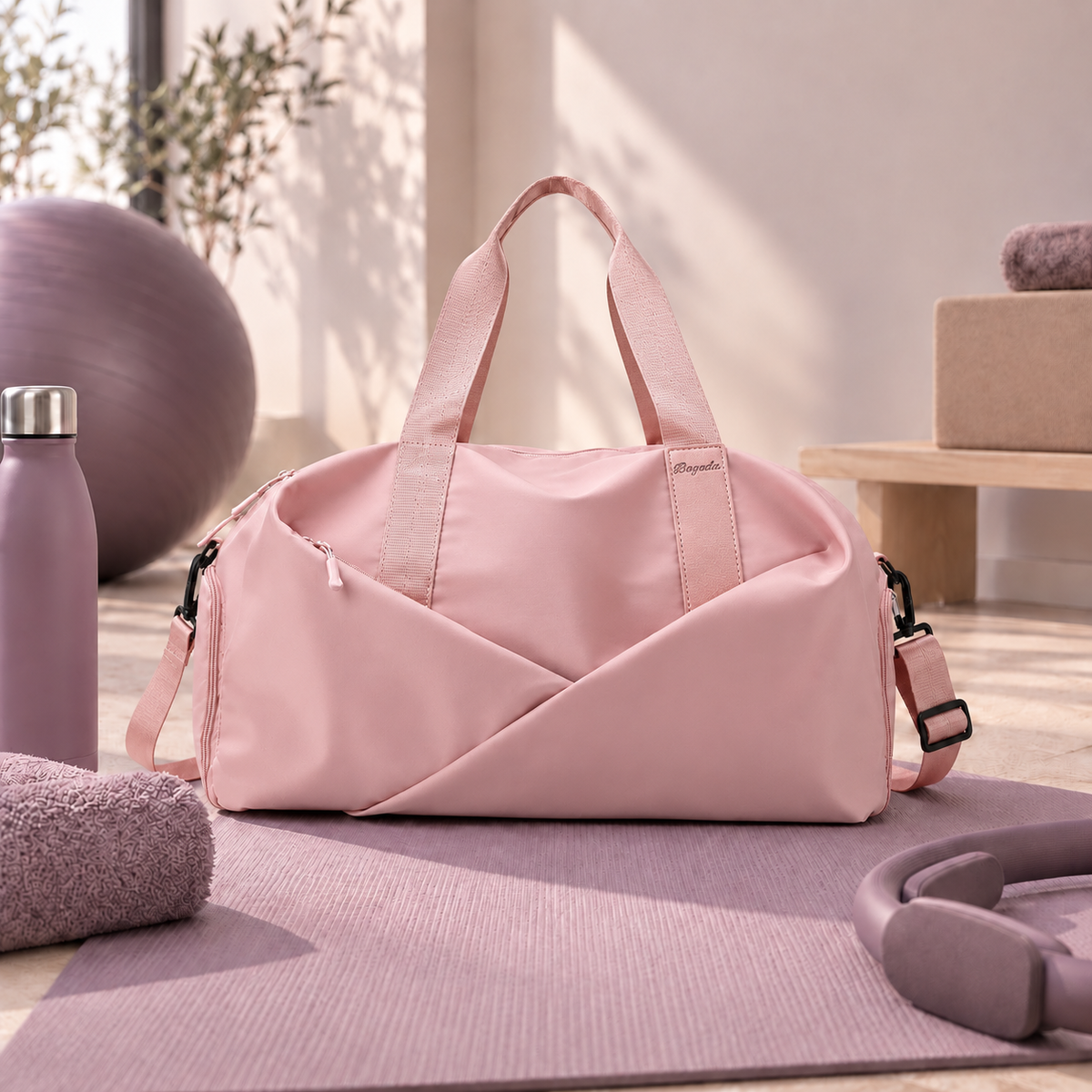 Sac de Sport Pilates - Rose